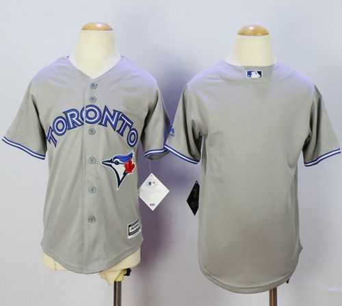 Youth Toronto Blue Jays Customized Gray New Cool Base Stitched MLB Jersey,We sell and wholesale Youth Toronto Blue Jays Customized Gray New Cool Base Stitched MLB Jersey on line form chian!